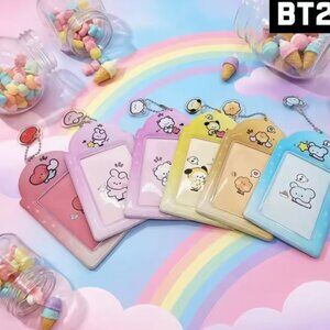 BT21 Photocard Holder| Chimmy| Koya| Cooky|Mang| RJ| Tata| Shooky| Kawaii | KPOP